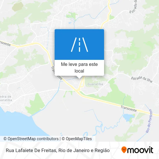 Rua Lafaiete De Freitas mapa