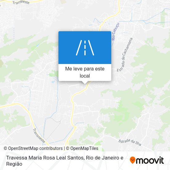Travessa Maria Rosa Leal Santos mapa