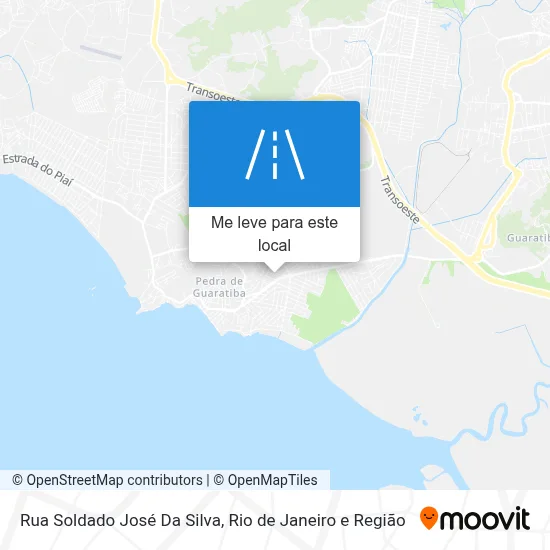 Rua Soldado José Da Silva mapa
