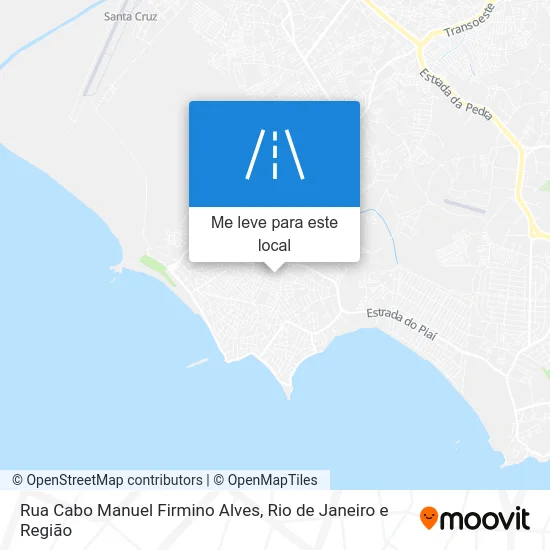Rua Cabo Manuel Firmino Alves mapa