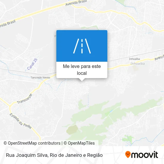 Rua Joaquim Silva mapa