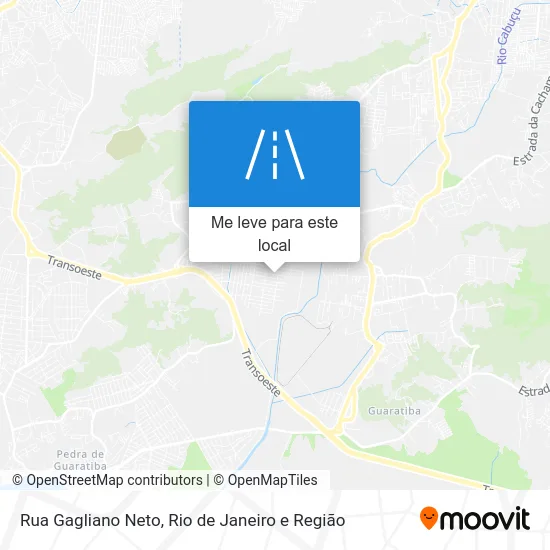 Rua Gagliano Neto mapa