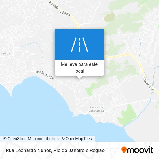 Rua Leonardo Nunes mapa