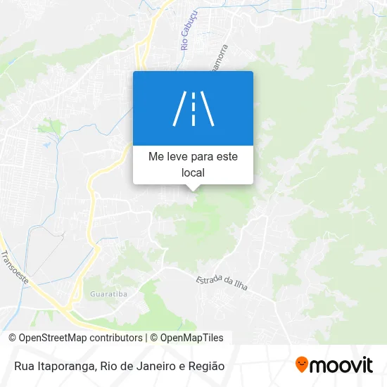 Rua Itaporanga mapa