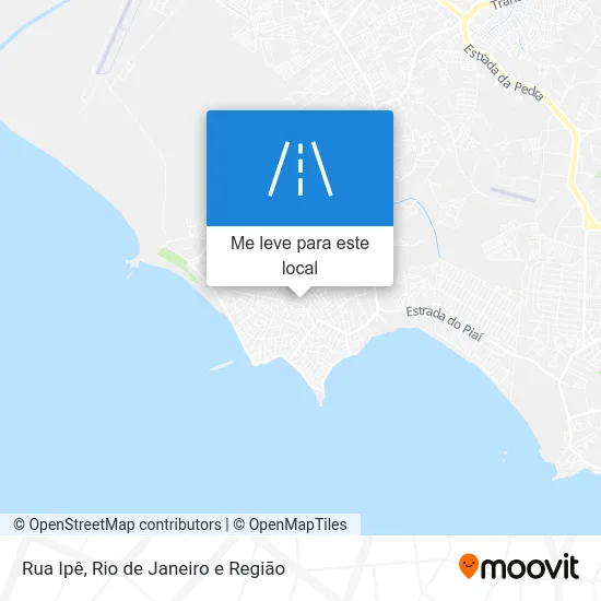 Rua Ipê mapa