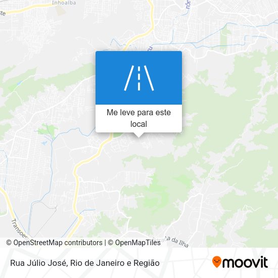 Rua Júlio José mapa