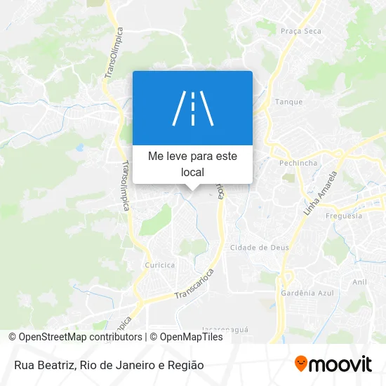 Rua Beatriz mapa