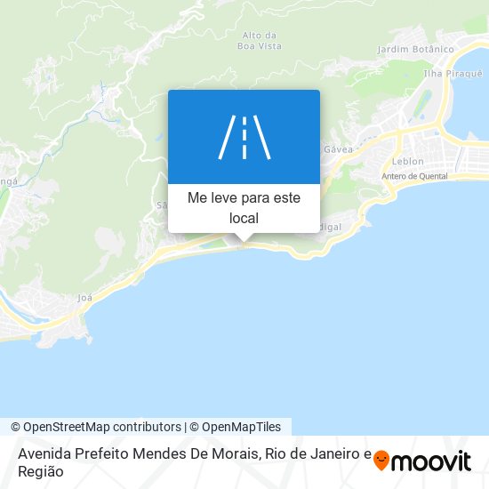 Avenida Prefeito Mendes De Morais mapa