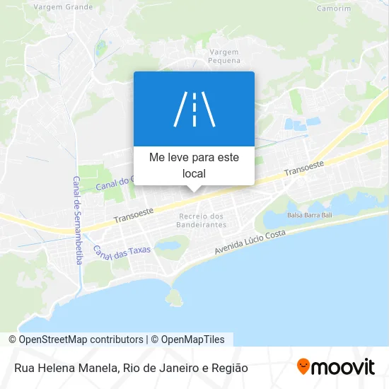 Rua Helena Manela mapa