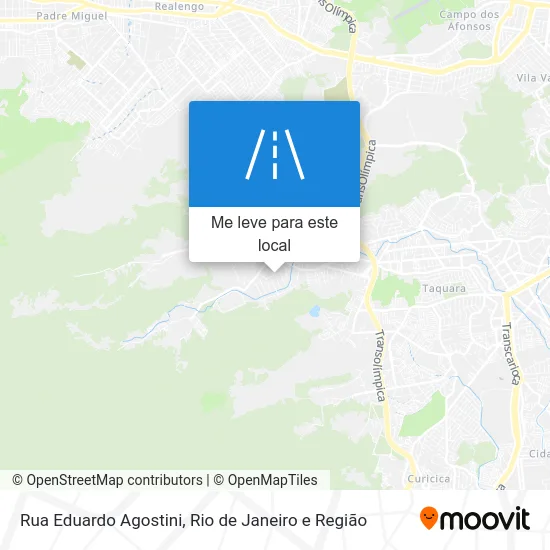 Rua Eduardo Agostini mapa