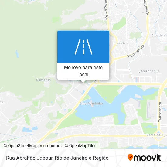 Rua Abrahão Jabour mapa