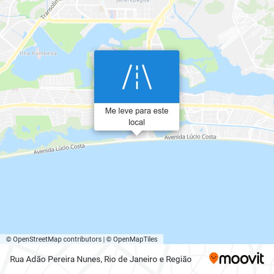 Rua Adão Pereira Nunes mapa