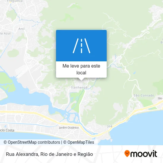 Rua Alexandra mapa
