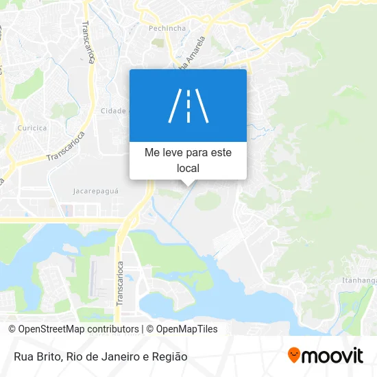 Rua Brito mapa