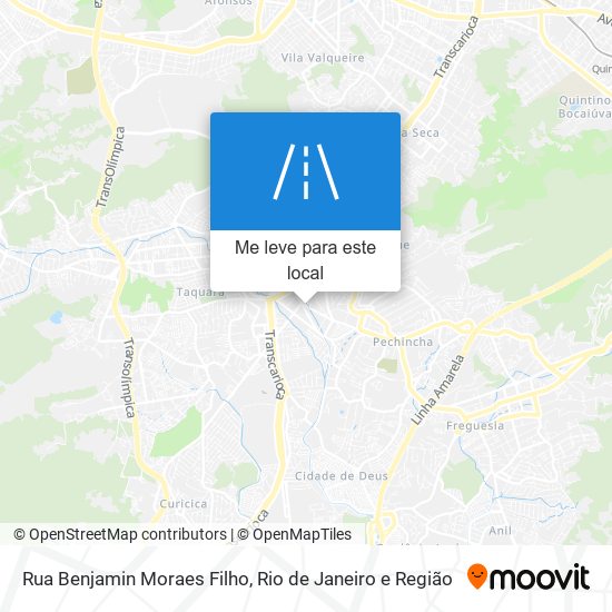 Rua Benjamin Moraes Filho mapa