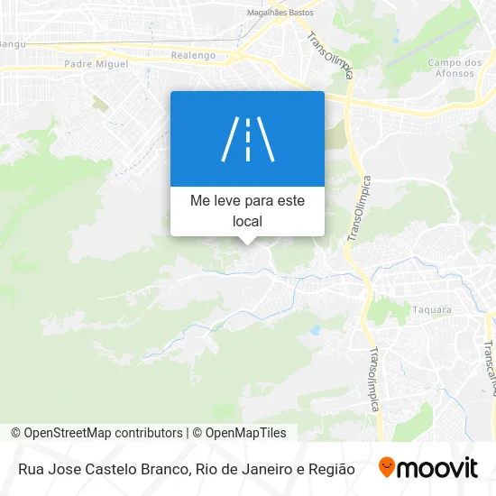 Rua Jose Castelo Branco mapa