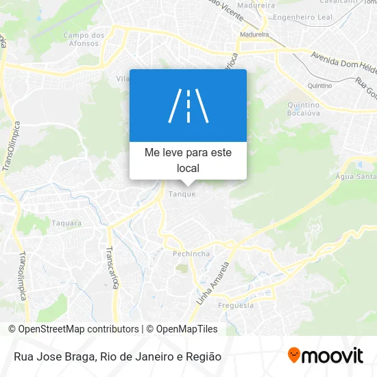 Rua Jose Braga mapa
