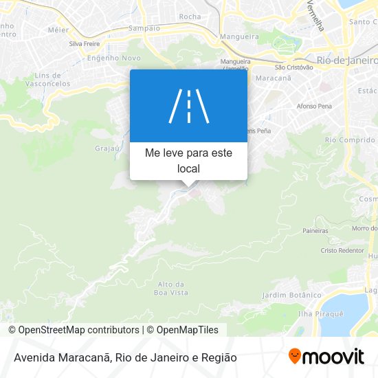 Avenida Maracanã mapa