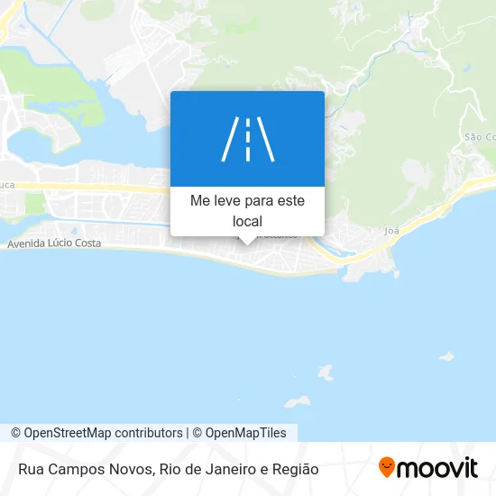 Rua Campos Novos mapa