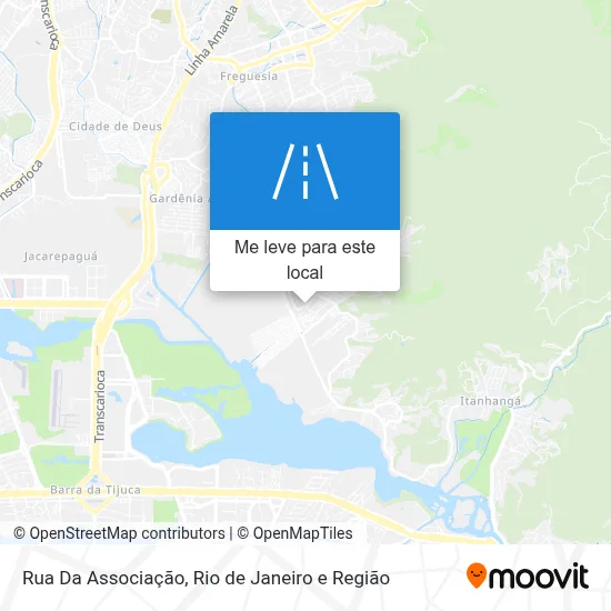 Rua Da Associação mapa