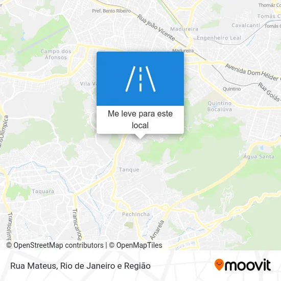 Rua Mateus mapa