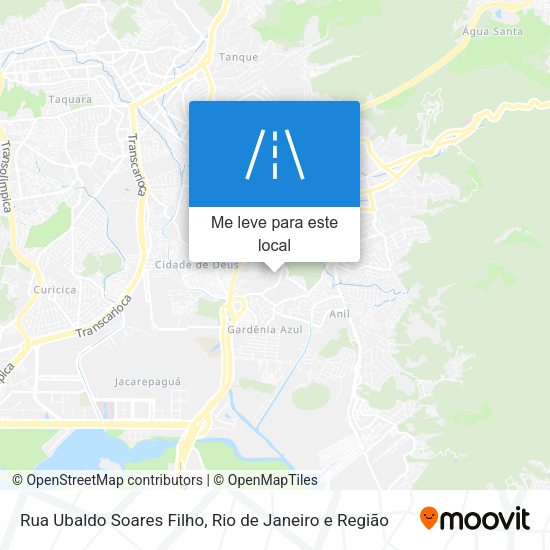 Rua Ubaldo Soares Filho mapa