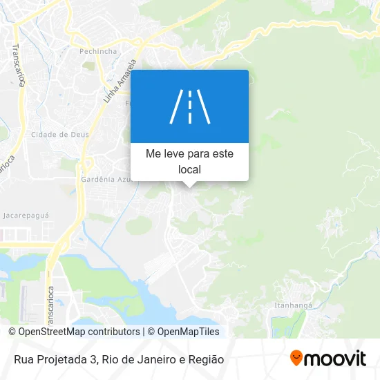 Rua Projetada 3 mapa
