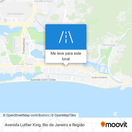 Avenida Luther King mapa