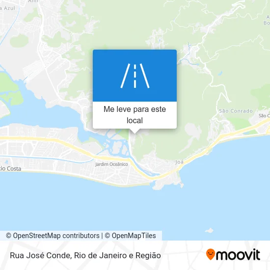 Rua José Conde mapa