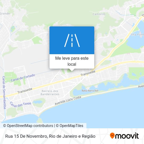 Rua 15 De Novembro mapa