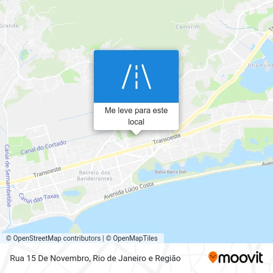 Rua 15 De Novembro mapa