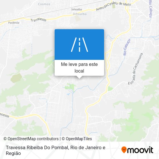Travessa Ribeiba Do Pombal mapa