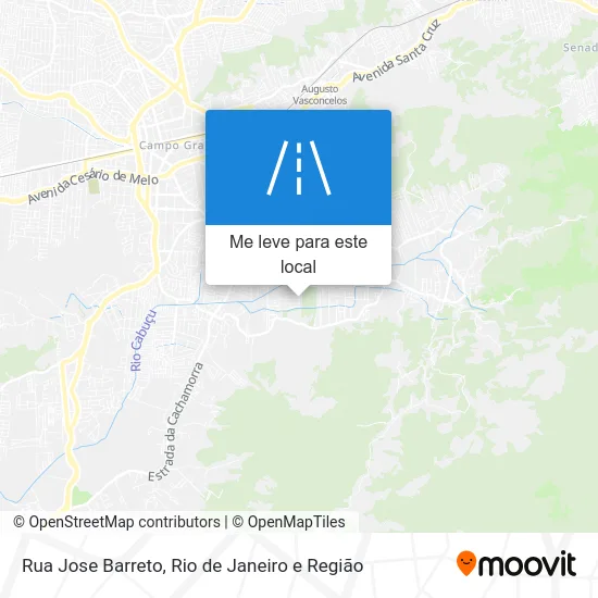 Rua Jose Barreto mapa