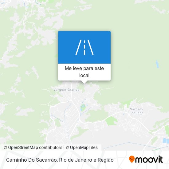 Caminho Do Sacarrão mapa