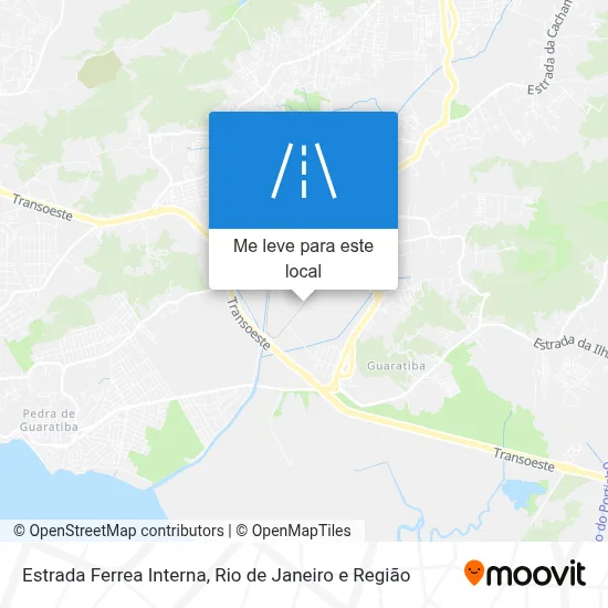 Estrada Ferrea Interna mapa