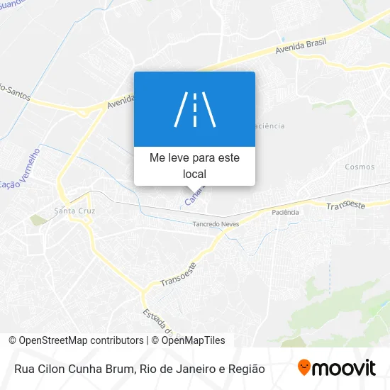 Rua Cilon Cunha Brum mapa