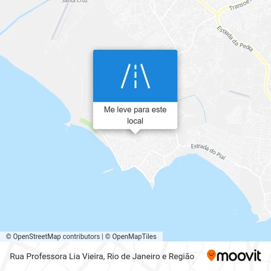 Rua Professora Lia Vieira mapa