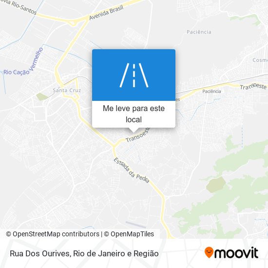 Rua Dos Ourives mapa