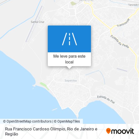 Rua Francisco Cardoso Olímpio mapa