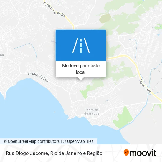 Rua Diogo Jacomé mapa