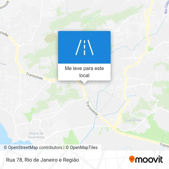 Rua 78 mapa