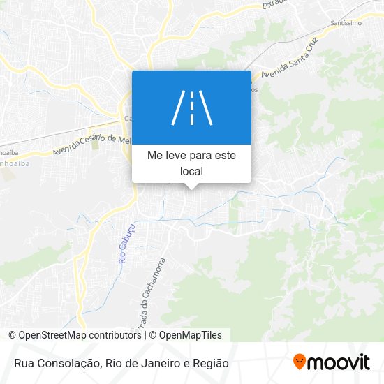 Rua Consolação mapa