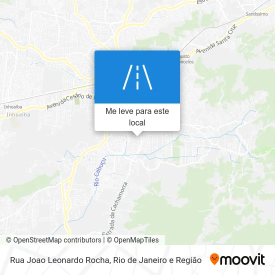 Rua Joao Leonardo Rocha mapa