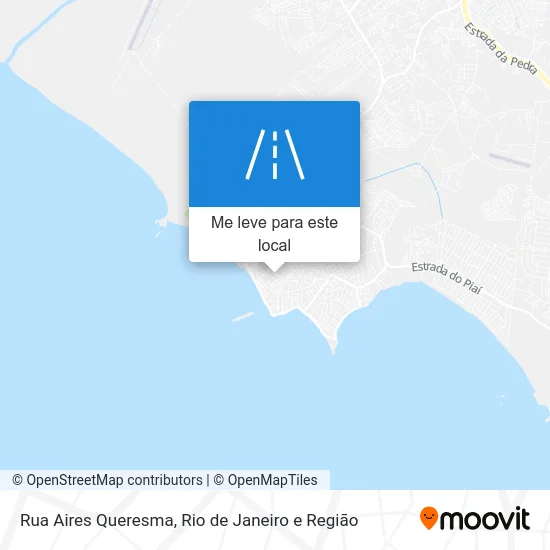 Rua Aires Queresma mapa