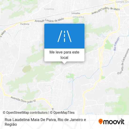 Rua Laudelina Maia De Paiva mapa