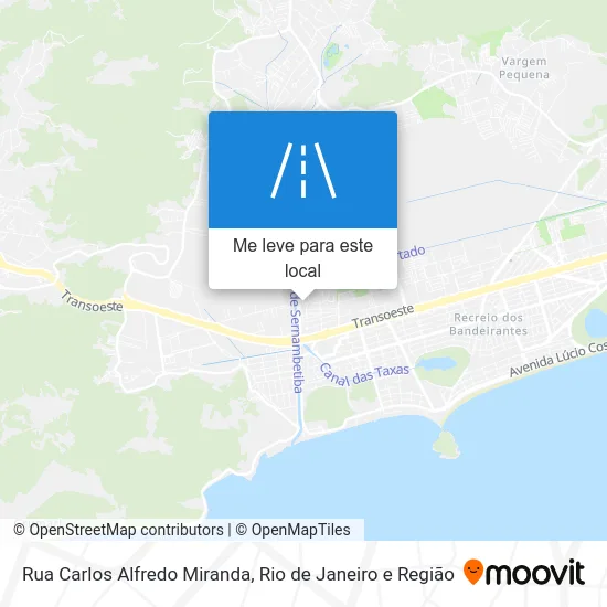 Rua Carlos Alfredo Miranda mapa