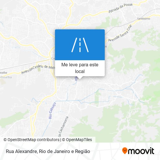 Rua Alexandre mapa