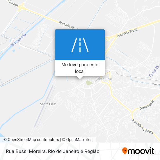 Rua Bussi Moreira mapa
