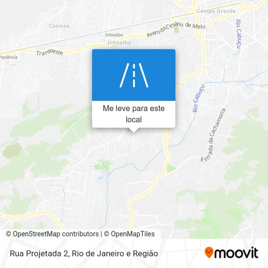 Rua Projetada 2 mapa
