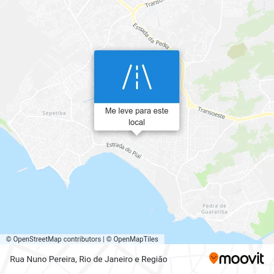 Rua Nuno Pereira mapa